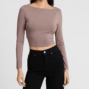 Express Supersoft Fitted Boat Neck Baby Tee - Size XL - NEW WITH TAGS!!   tops